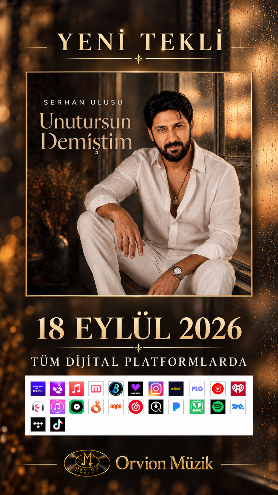 Serhan Ulusu - Unutursun Demiştim, 18 Eylül 2026 tanıtım görseli
